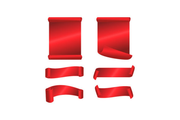 A Brand Designer’s Review: Red Scrolls & Banner Graphics