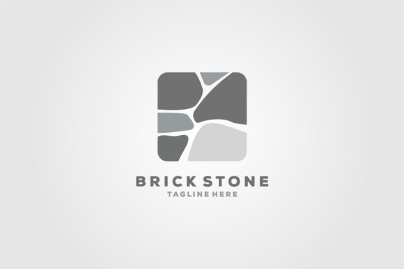 A Brick Stone Logo Vector Icon Review for Commercial Digital Selling