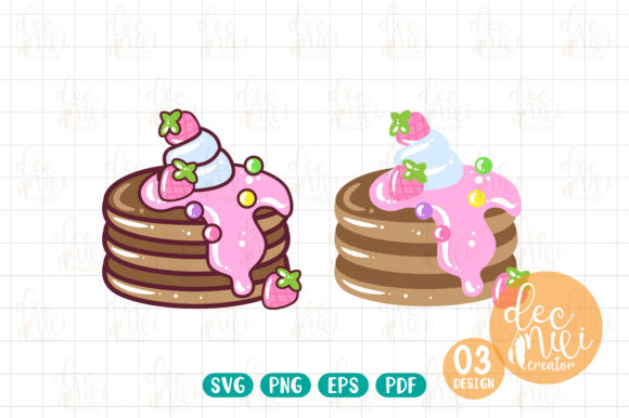 A Designer Reviews Pancake Sweet Pancake Clipart Graphics
