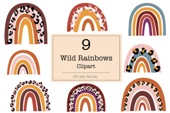 A Designer's Take on the Wild Rainbow Clipart