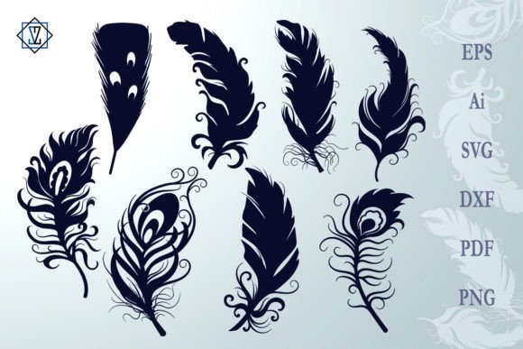 A Feather Silhouette Asset for Elegant Local Branding