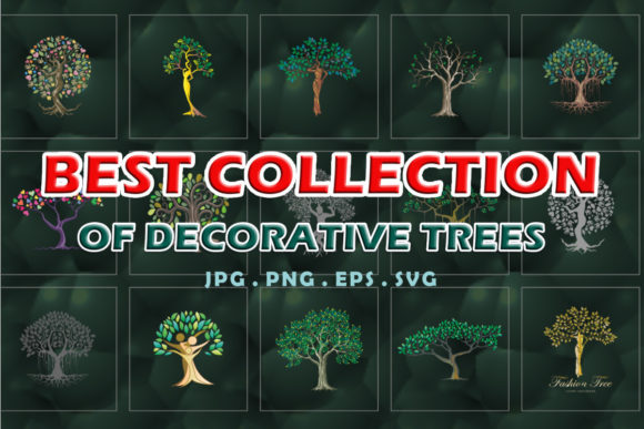 A Graphic Designer's Review of the Decorative Trees Bundles