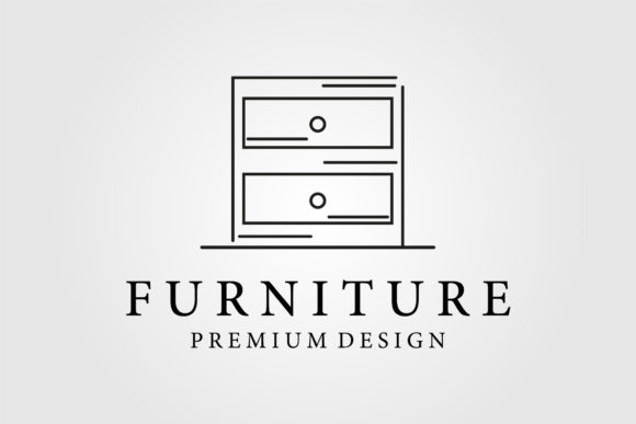 A Review: Furniture Line Art Graphics for Editorial Logos