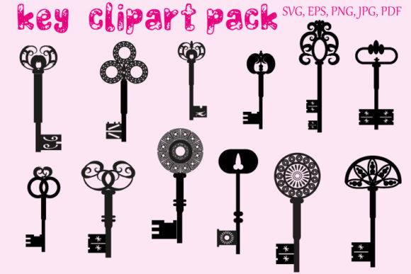 Black Key Clipart Bundle: A Designer's Hands-On Review