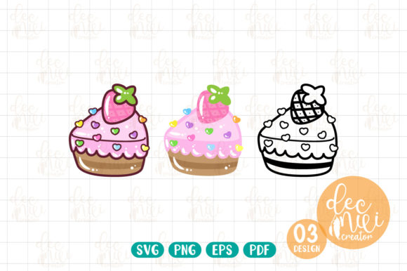Cake Little Sweet Clipart: A Versatile Design Asset