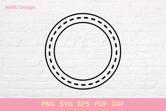 Circle Stitch: A Versatile Graphic Asset for Decorative Projects