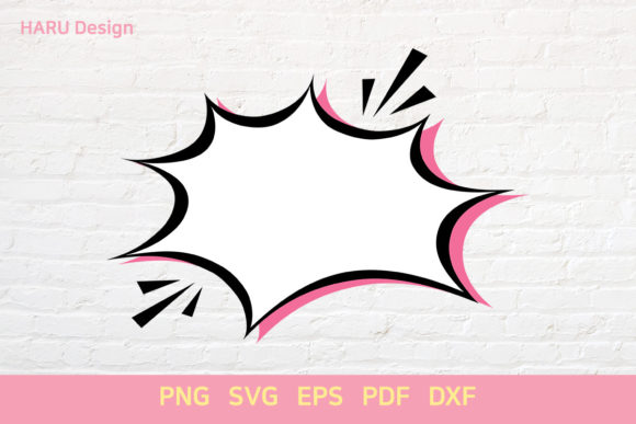 Comic Speech Bubble: A Flexible Graphic for Decorative Product Design