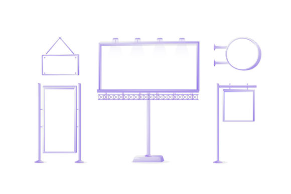 Crafting Elegance: Using Public Vector Ads Board Sign Graphics