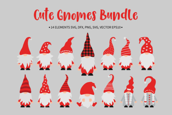 Cute Gnomes Bundle Review for Marketing Graphics