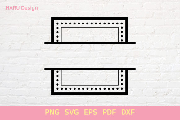 Square Frame Split: A Versatile Graphic for Decorative Branding