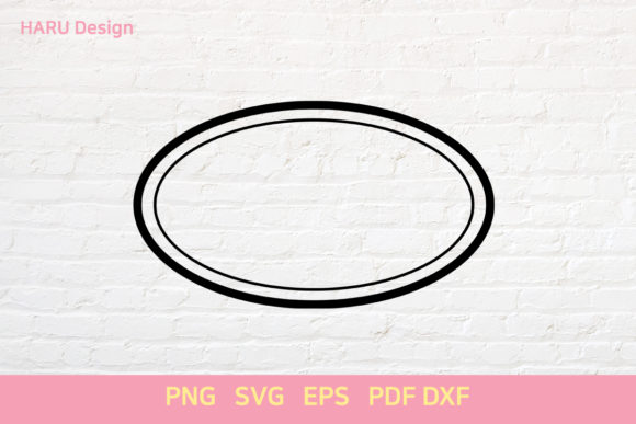 The Oval Frame Graphic: A Classic Decorative Element for Modern Projects