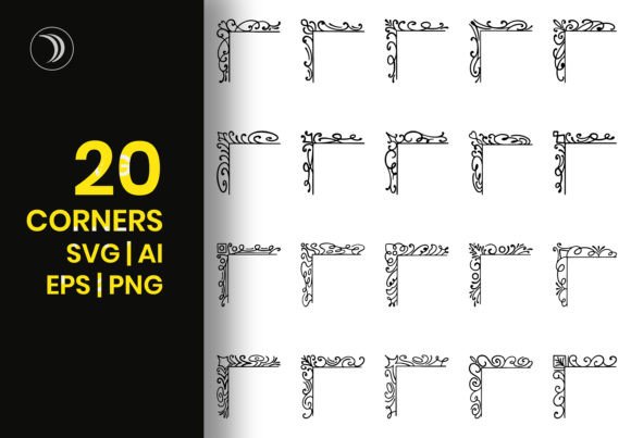 Vintage Corners Ornament SVG Graphics Review