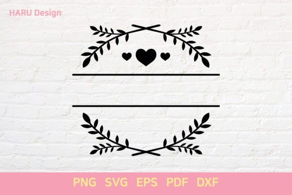 Wreath Heart Graphics for Your Decorative Craft Projects